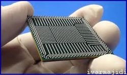 نتیجه توپ زدن پایه های چیپ یا پردازشگر  در پایان کار و آماده نصب-bga-soldering